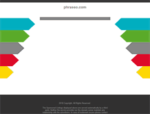 Tablet Screenshot of phraseo.com