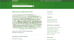 Desktop Screenshot of phraseo.de