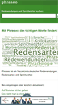 Mobile Screenshot of phraseo.de