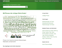Tablet Screenshot of phraseo.de